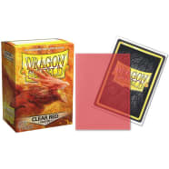 Dragon Shield Sleeves: Matte Clear Red (100) Thumb Nail