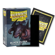 Dragon Shield Sleeves: Matte Black Outer Sleeves (100) Thumb Nail