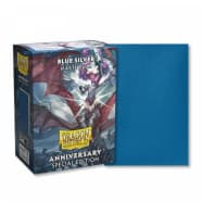 Dragon Shield Sleeves: Dual Matte - Anniversary Special Edition Blue/Silver (100) Thumb Nail