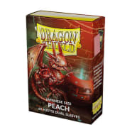 Dragon Shield Sleeves: Japanese Dual - Matte Peach (60) Thumb Nail