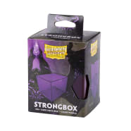 Dragon Shield Deck Box - 100 + Strongbox - Clear Purple Thumb Nail