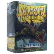 Dragon Shield Sleeves: Matte Green (100) Thumb Nail