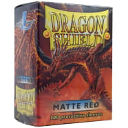 Dragon Shield Sleeves: Matte Red (100) Thumb Nail