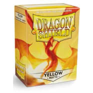 Dragon Shield Sleeves: Matte Yellow (100) Thumb Nail