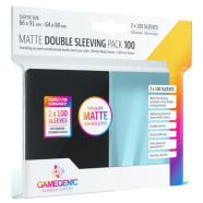 Gamegenic - Matte Double Sleeving Pack (100) Thumb Nail