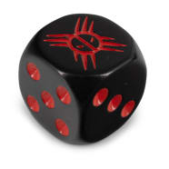 Deadpool Weapon X Black & Red D6 Die Thumb Nail