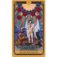 Six of Pentacles - 6 Thumb Nail