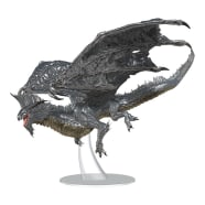 D&D Fantasy Miniatures: Icons of the Realms: Adult Silver Dragon Premium Figure Thumb Nail