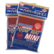 Japanese Mini Card Sleeves - Hyper Matte Red (60) Thumb Nail