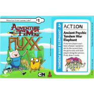 Adventure Time Fluxx: Tandam War Elephant Promo Postcard Thumb Nail