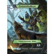 CoolStuffInc.com CovertGoBlue Wolf Token Thumb Nail