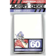 Player's Choice Sleeves - White - Yu-Gi-Oh! Sized (60) Thumb Nail