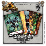 Iron Kingdoms Roleplaying Game: Warjack and Mechanika Reference Card Deck (5th Edition) Thumb Nail