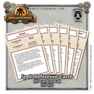 Iron Kingdoms Roleplaying Game: Spell Reference Card Deck (5th Edition) Thumb Nail