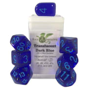 Role 4 Initiative - 7ct. Dice Set with Arch'd4: Translucent Dark Blue/Light Blue Thumb Nail
