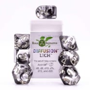 7ct. Dice Set with Arch'd4: Diffusion Lich Thumb Nail