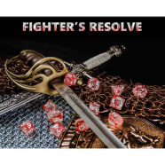 7ct. Dice Set with Arch'd4: Classes and Creatures Collection - Diffusion Fighter's Resolve (Special Reserve) Thumb Nail