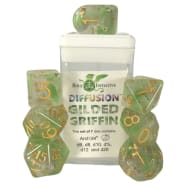 7ct. Dice Set with Arch'd4: Diffusion Gilded Griffin Thumb Nail