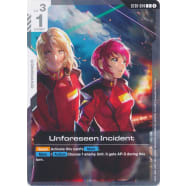 Unforeseen Incident (ST01-014) (Two People in Red Outfits) Thumb Nail
