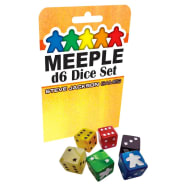 Meeple D6 Dice Set: White Thumb Nail