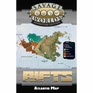 Savage Worlds RPG: Rifts - Poster Map of Atlantis Thumb Nail