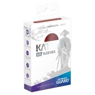 Ultimate Guard Sleeves - Katana - 60 count - Red (Japanese Size) Thumb Nail