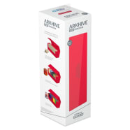 Arkhive Standard Size 400+ Monocolor Deck Box: Red Thumb Nail