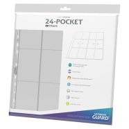 Ultimate Guard: 24-Pocket QuadRow Pages Side-Loading - Transparent (10) Thumb Nail