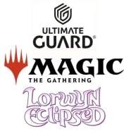 MTG Ultimate Guard Deck Case: 100+ Boulder - Lorwyn Eclipsed - Red and Black Thumb Nail