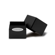 UltraPro - Satin Cube Deck Box - Jet Black Thumb Nail