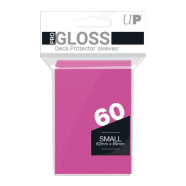 Ultra Pro Sleeves - PRO-Gloss Small - Bright Pink (60)  Thumb Nail