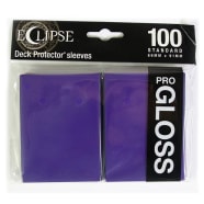 Ultra Pro Sleeves - 100 count - Standard Sized - Gloss Eclipse Royal Purple Thumb Nail