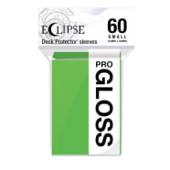 UltraPro Sleeves - Small - Pro-Gloss Eclipse Lime Green (60) Thumb Nail