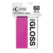 Ultra Pro Sleeves - Small - Pro-Gloss Eclipse Hot Pink (60) Thumb Nail