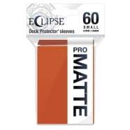 UltraPro Sleeves - Matte Eclipse Small - Pumpkin Orange (60) Thumb Nail