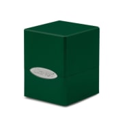 UltraPro - Satin Cube Deck Box - Hi Gloss Emerald Green Thumb Nail