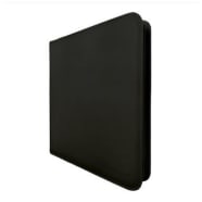 UltraPro Vivid Collection 12 Pocket Zippered PRO-Binder - Black Thumb Nail