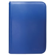 UltraPro - Vivid Collection 4 Pocket Zippered PRO-Binder - Blue Thumb Nail