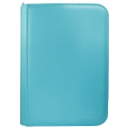 UltraPro - Vivid Collection 4 Pocket Zippered PRO-Binder: Light Blue Thumb Nail