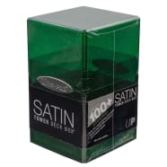 Ultra Pro Satin Tower Deck Box - Glitter Green Thumb Nail