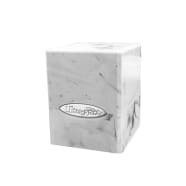 UltraPro - Marble Satin Cube Deck Box - Black/White Thumb Nail