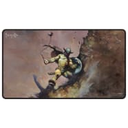 UltraPro Black-Stitched Playmat - Frank Frazetta - Warrior with Ball and Chain Thumb Nail