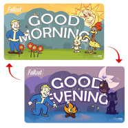 UltraPro Double-Sided Playmat - Fallout: Vault Boy - Good Morning and Good Evening Thumb Nail