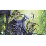 Playmat: MTG- Duskmourn- Mythic Cycle Green- Overlord of the Hauntwoods Thumb Nail