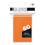 UltraPro Sleeves - PRO-Gloss Small - Orange (60)  Thumb Nail