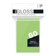 UltraPro Sleeves - PRO-Gloss Small - Lime Green (60)  Thumb Nail