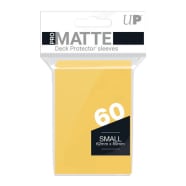UltraPro Sleeves - PRO-Matte Small - Yellow (60) Thumb Nail