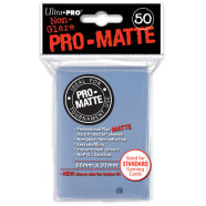 Ultra Pro Sleeves - 50 count - Non Glare Pro Matte - Clear Thumb Nail