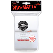 Ultra Pro Sleeves - 100 count - Standard Sized - Pro-Matte White Thumb Nail