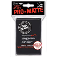 Ultra Pro Sleeves - 50 count - Standard Sized - Pro-Matte Black Thumb Nail